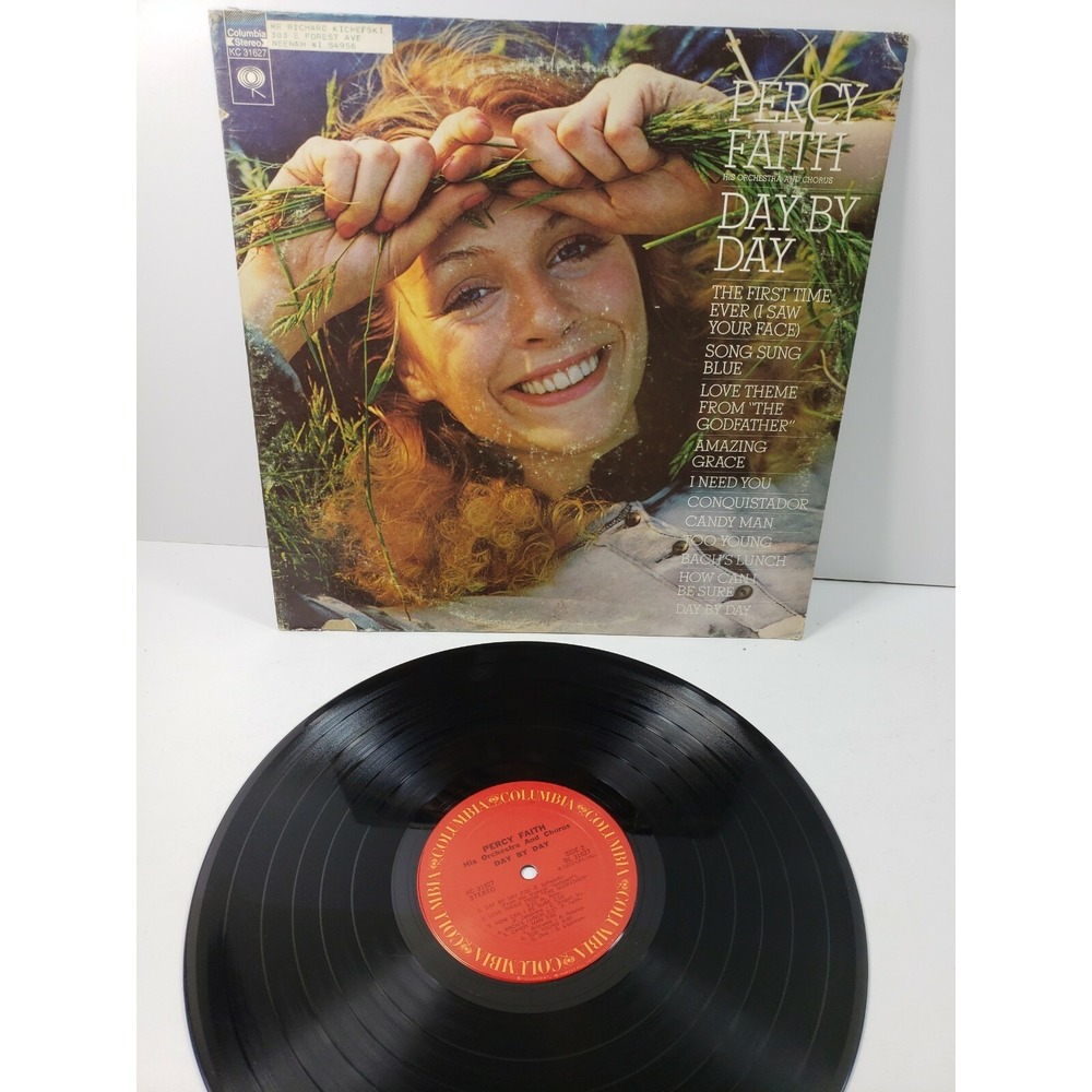 Percy Faith - Day By Day Vinyl Record (VG) Light Orchestra LP VG+